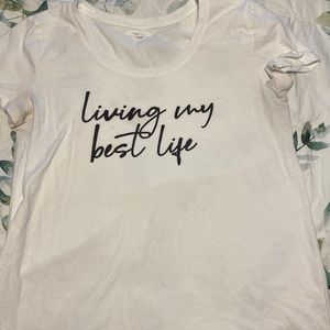 Maurice’s graphic tee “Living my best life”